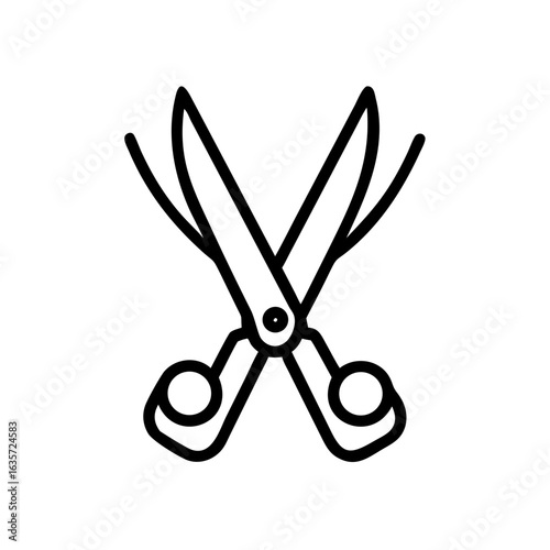 Scissors Icon for Creativity and Crafting Topics