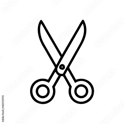 Scissors Icon for Creativity and Crafting Topics