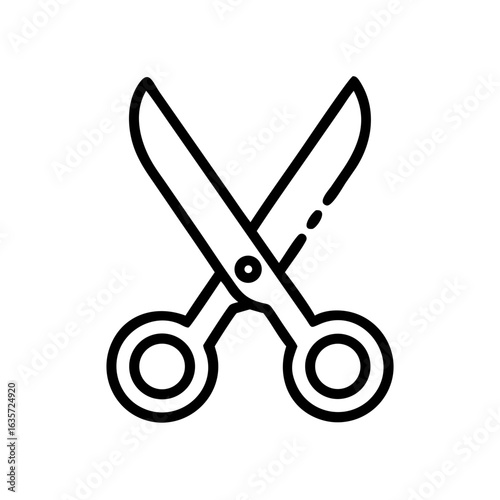Scissors Icon for Creativity and Crafting Topics