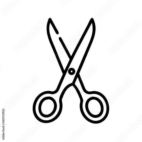 Scissors Icon for Creativity and Crafting Topics