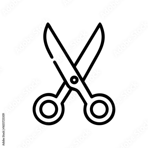 Scissors Icon for Creativity and Crafting Topics