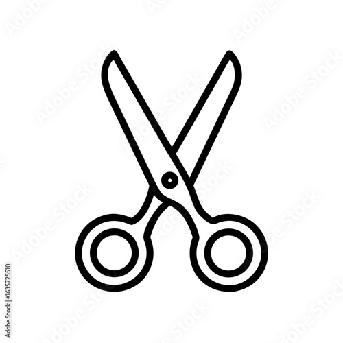 Scissors Icon for Creativity and Crafting Topics