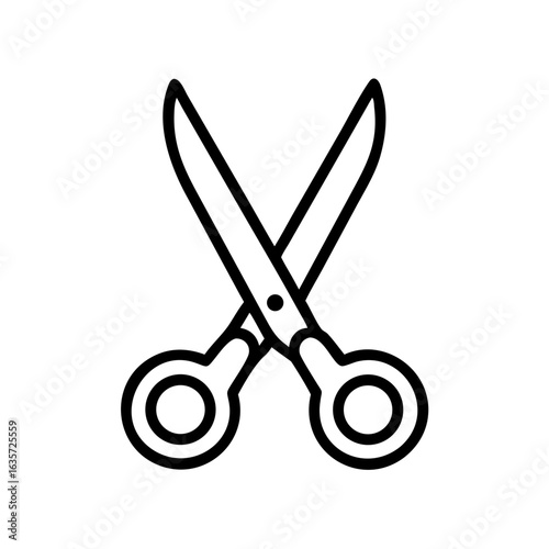 Scissors Icon for Creativity and Crafting Topics