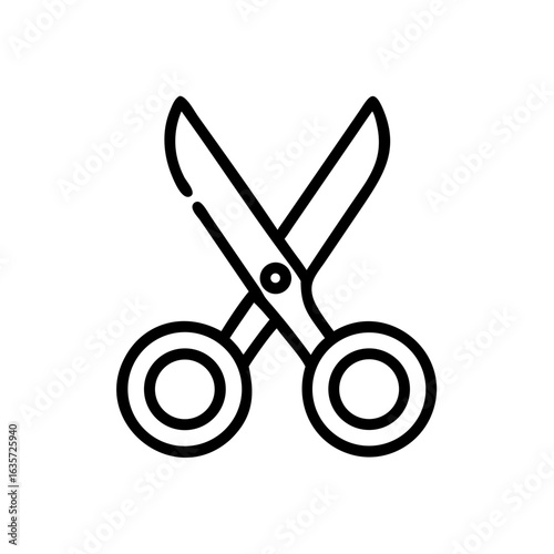 Scissors Icon for Creativity and Crafting Topics
