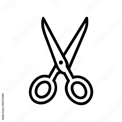 Scissors Icon for Creativity and Crafting Topics