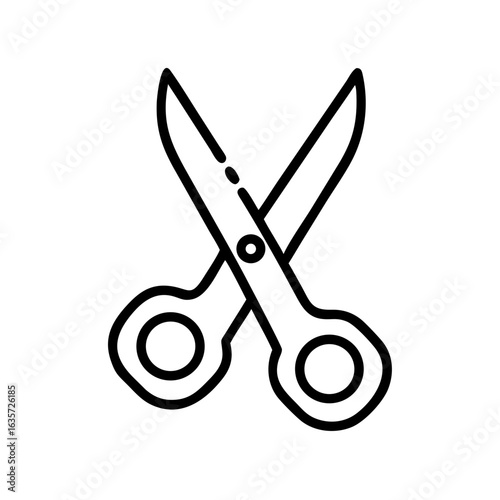 Scissors Icon for Creativity and Crafting Topics