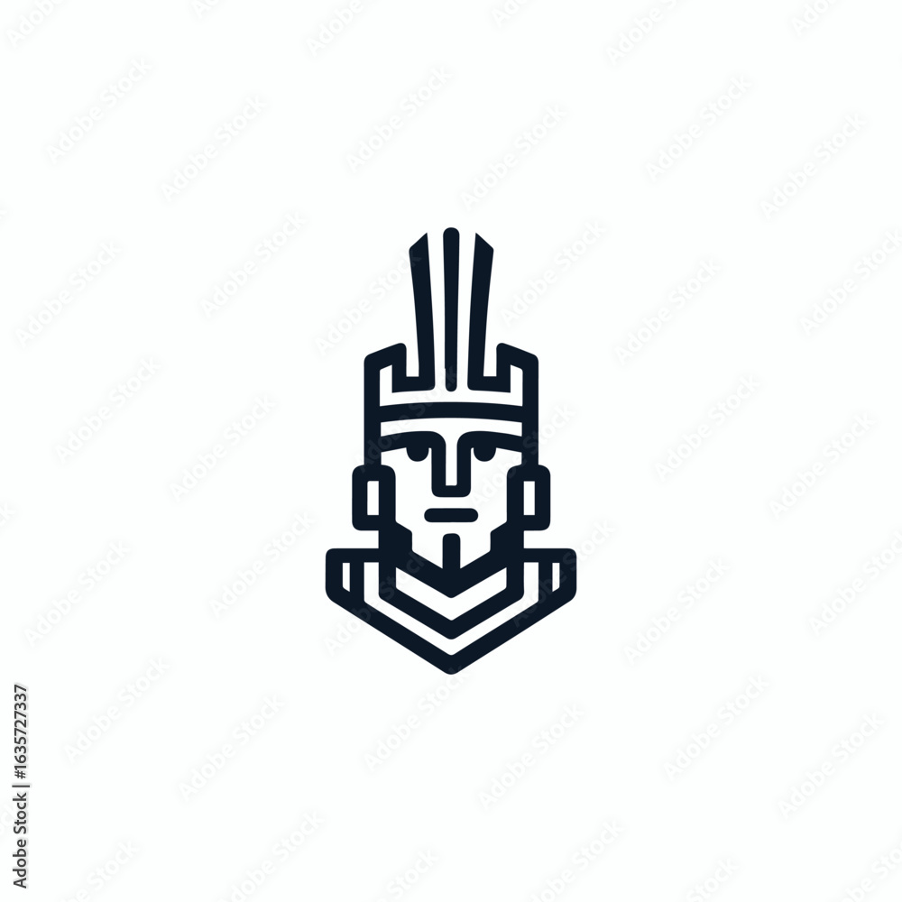 Obraz premium Inca God Logo