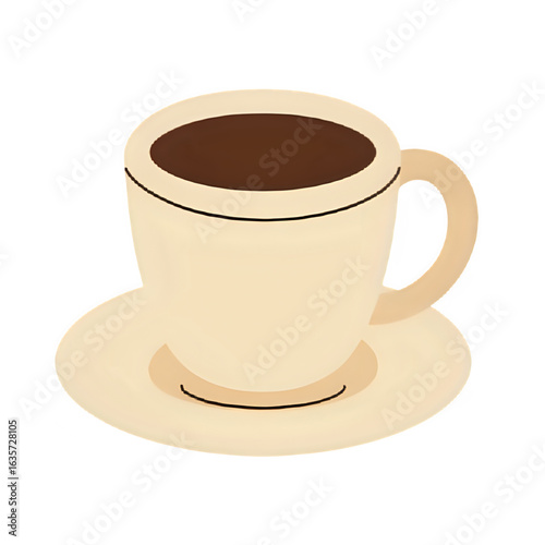 coffee cup isolated on white