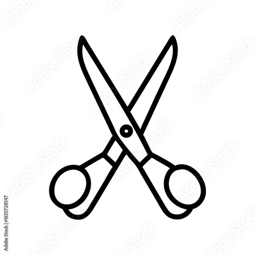 Scissors Icon for Creativity and Crafting Topics