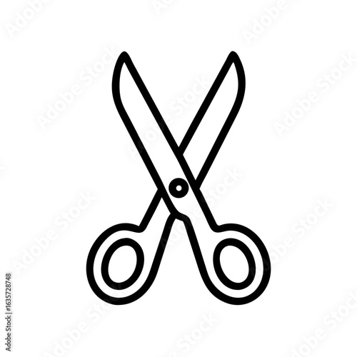 Scissors Icon for Creativity and Crafting Topics