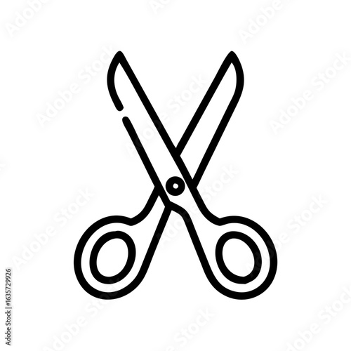 Scissors Icon for Creativity and Crafting Topics