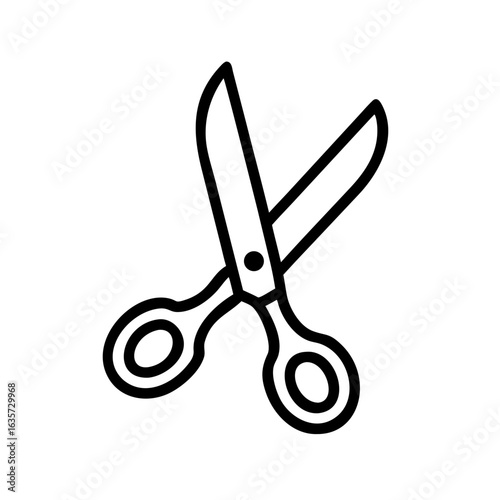 Scissors Icon for Creativity and Crafting Topics