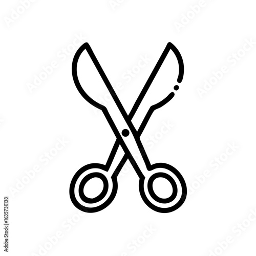 Scissors Icon for Creativity and Crafting Topics