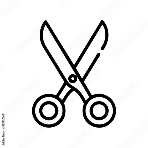 Scissors Icon for Creativity and Crafting Topics