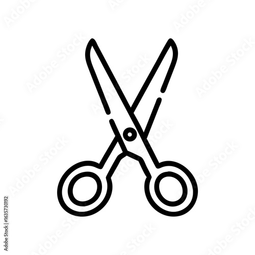 Scissors Icon for Creativity and Crafting Topics