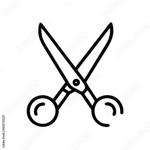 Scissors Icon for Creativity and Crafting Topics