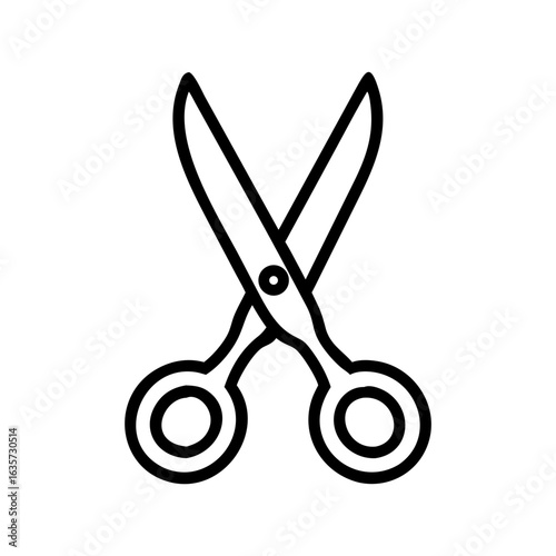 Scissors Icon for Creativity and Crafting Topics