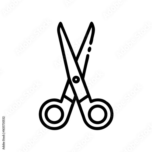 Scissors Icon for Creativity and Crafting Topics