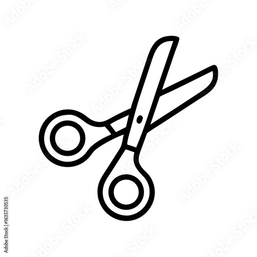 Scissors Icon for Creativity and Crafting Topics