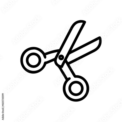 Scissors Icon for Creativity and Crafting Topics