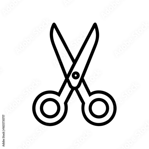 Scissors Icon for Creativity and Crafting Topics
