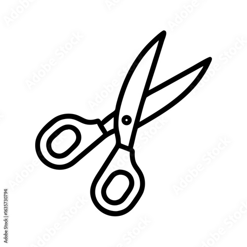 Scissors Icon for Creativity and Crafting Topics