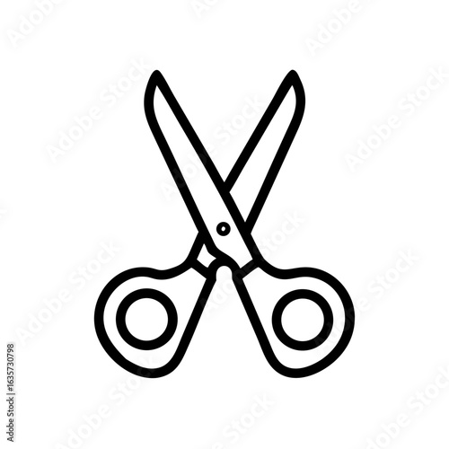 Scissors Icon for Creativity and Crafting Topics
