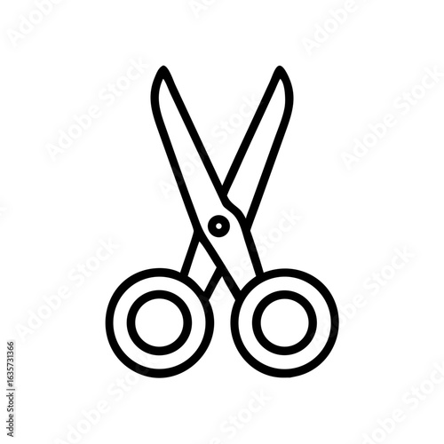 Scissors Icon for Creativity and Crafting Topics