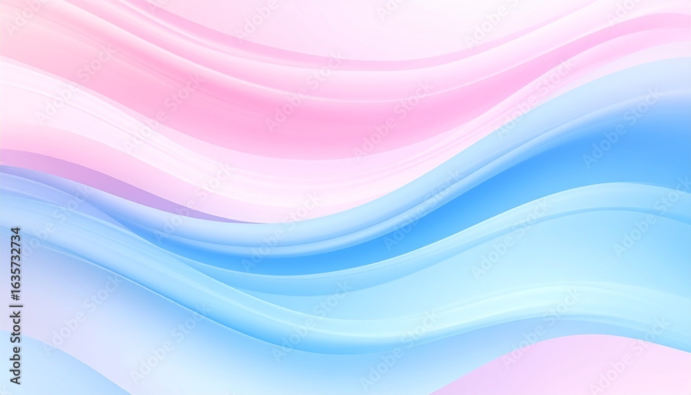Obraz premium Abstract Pink and Blue Flowing Waves Background. Elegant abstract background with pink and blue waves.