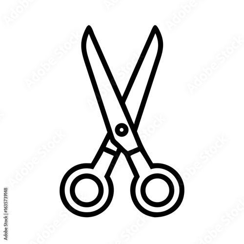 Scissors Icon for Creativity and Crafting Topics