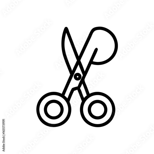 Scissors Icon for Creativity and Crafting Topics