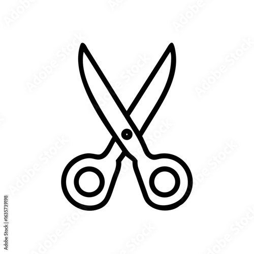 Scissors Icon for Creativity and Crafting Topics