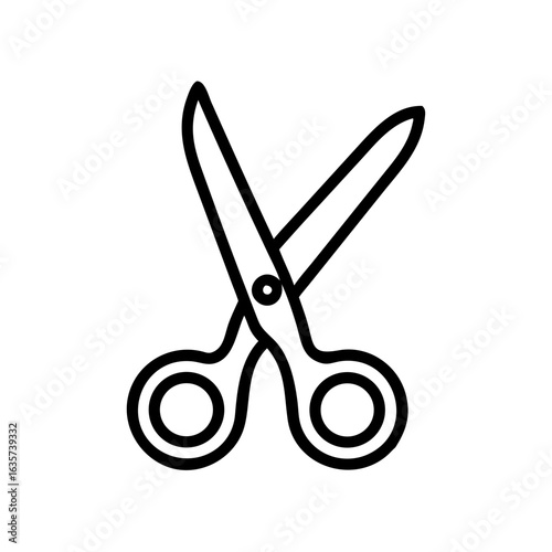 Scissors Icon for Creativity and Crafting Topics