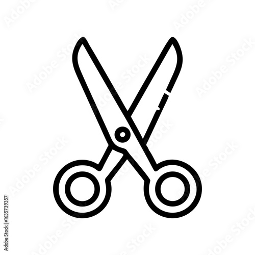 Scissors Icon for Creativity and Crafting Topics