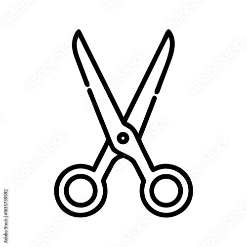 Scissors Icon for Creativity and Crafting Topics