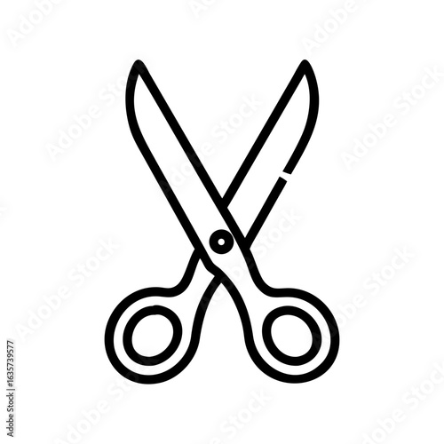 Scissors Icon for Creativity and Crafting Topics