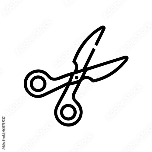 Scissors Icon for Creativity and Crafting Topics