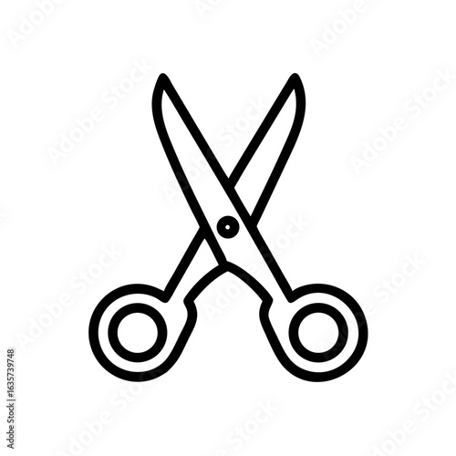 Scissors Icon for Creativity and Crafting Topics