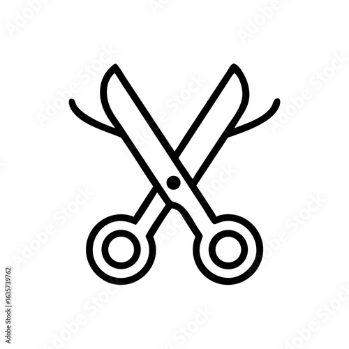 Scissors Icon for Creativity and Crafting Topics