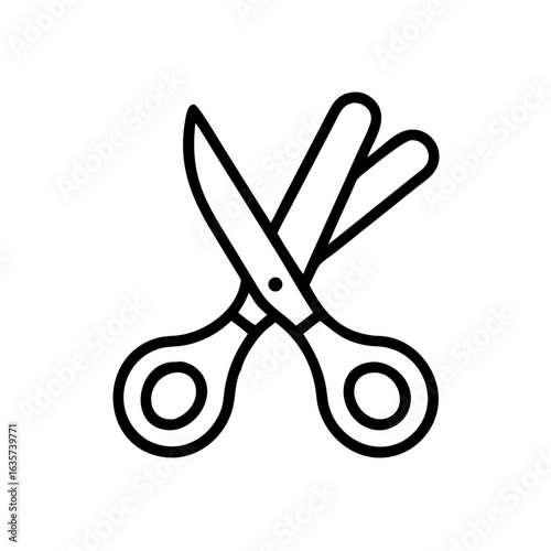 Scissors Icon for Creativity and Crafting Topics
