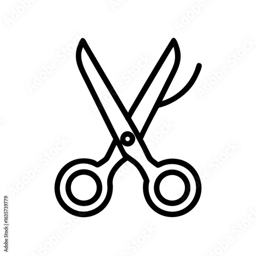 Scissors Icon for Creativity and Crafting Topics
