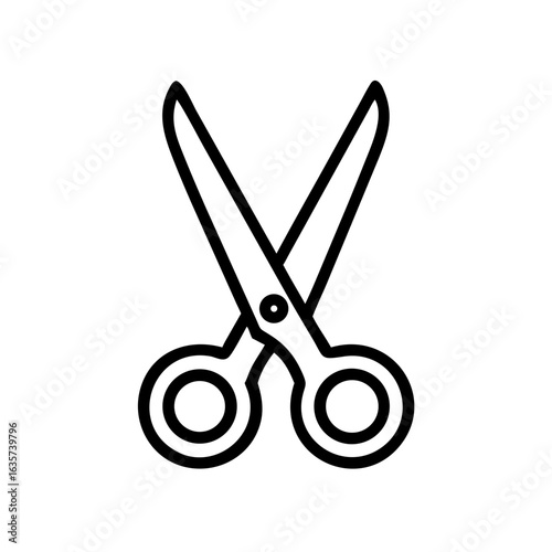 Scissors Icon for Creativity and Crafting Topics