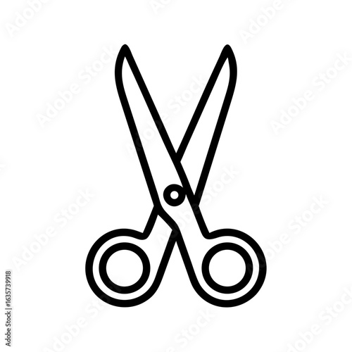 Scissors Icon for Creativity and Crafting Topics