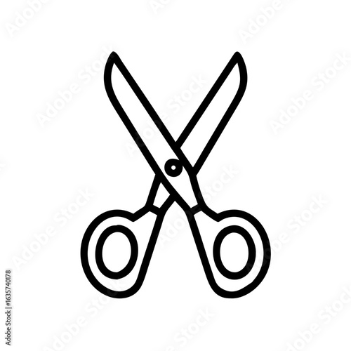 Scissors Icon for Creativity and Crafting Topics