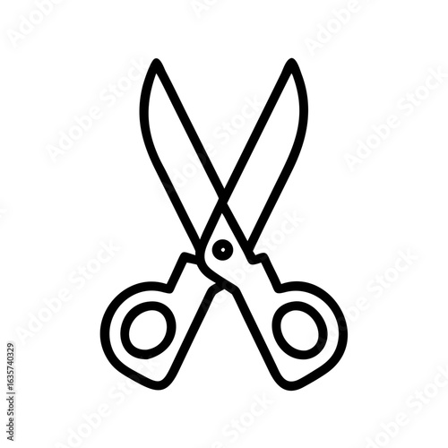 Scissors Icon for Creativity and Crafting Topics