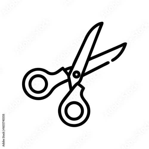 Scissors Icon for Creativity and Crafting Topics