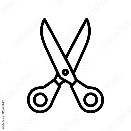 Scissors Icon for Creativity and Crafting Topics