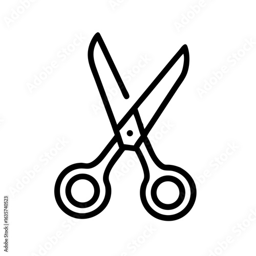 Scissors Icon for Creativity and Crafting Topics