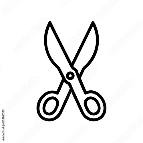 Scissors Icon for Creativity and Crafting Topics