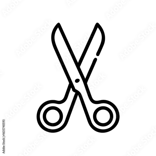Scissors Icon for Creativity and Crafting Topics